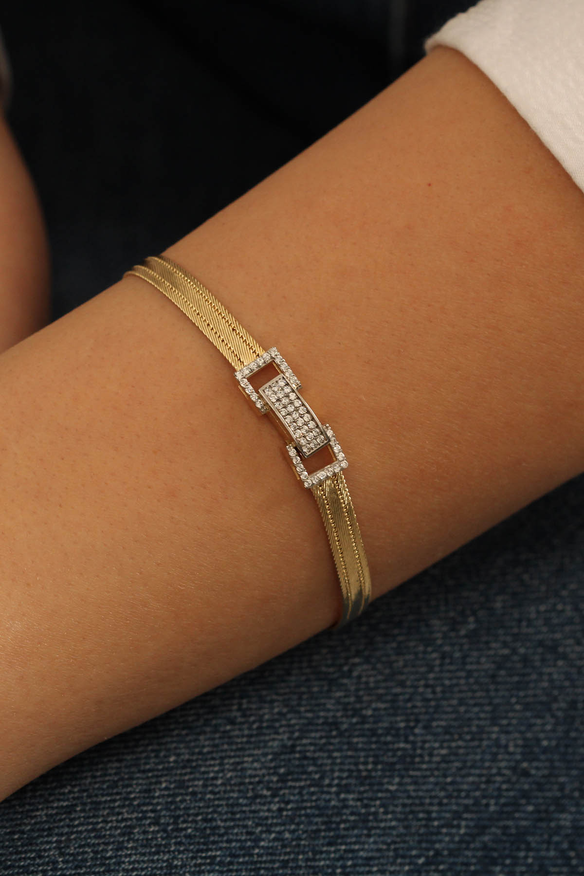 Pırlantalı Choker Bileklik