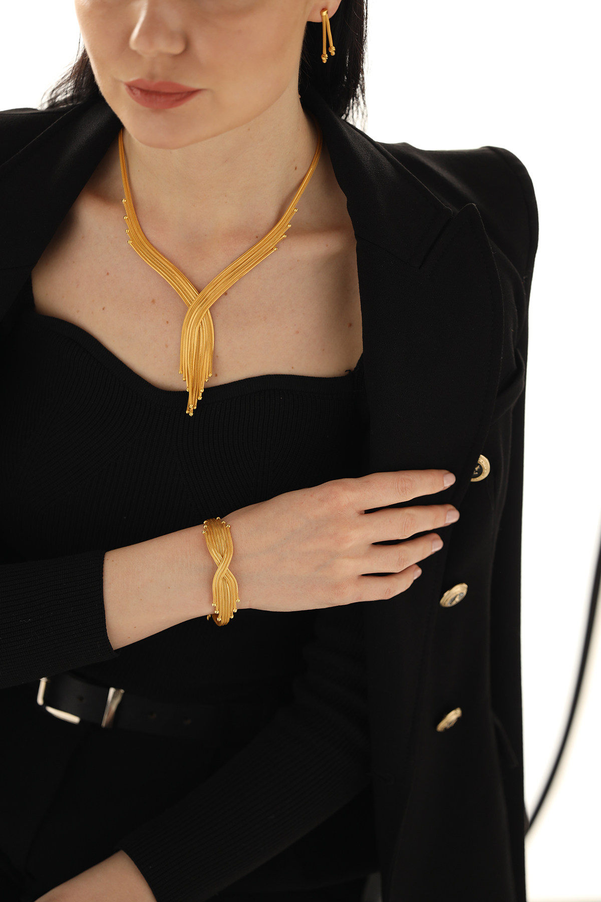 Altın Set Mesh Light