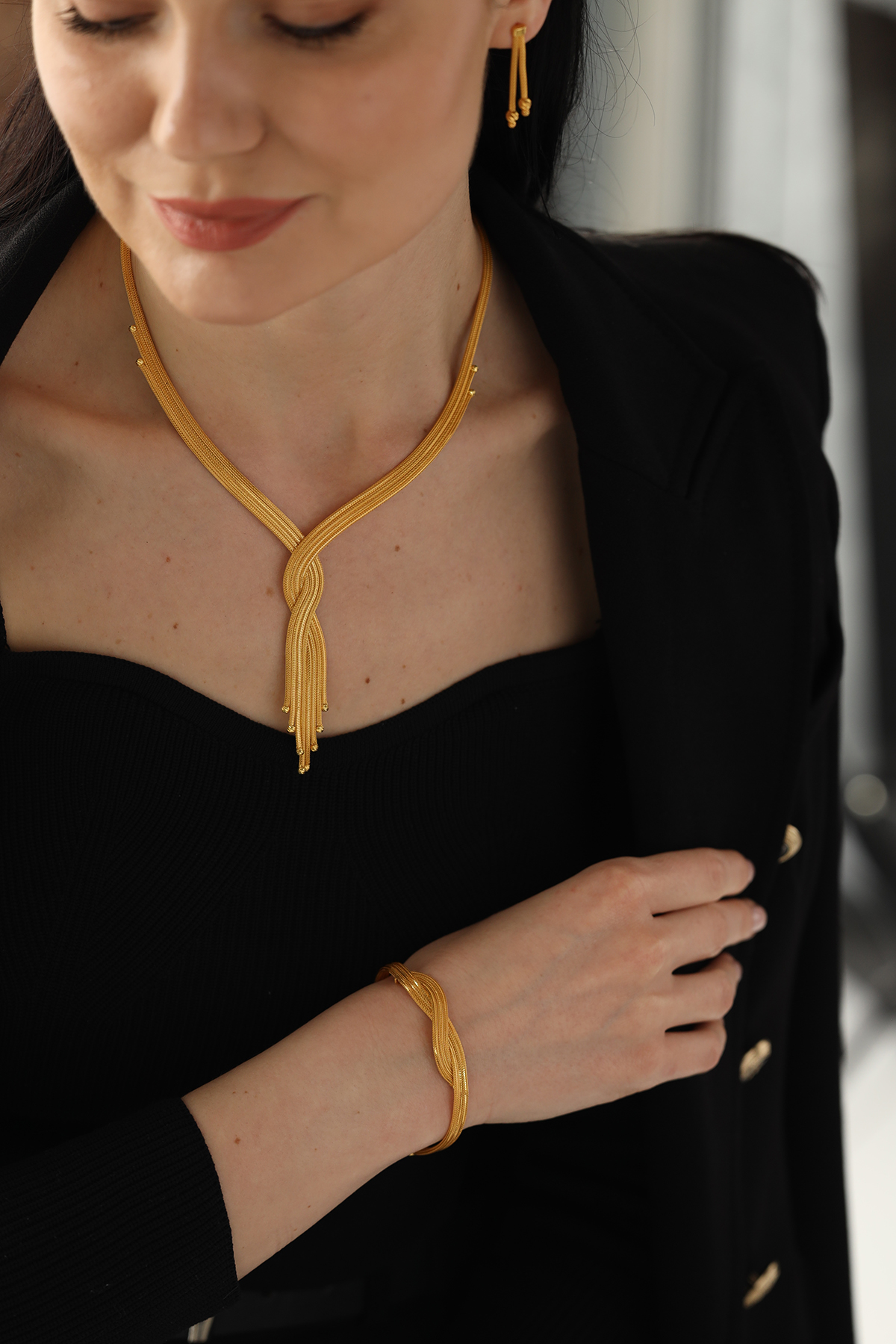 Altın Set Mesh Light